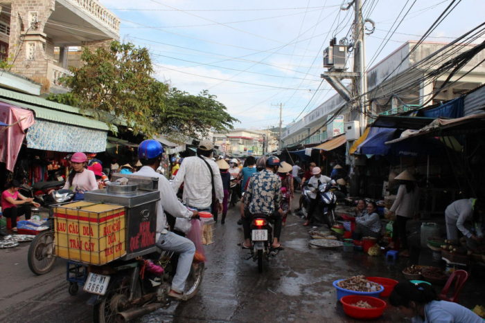 Фукуок, Вьетнам, дневной рынок