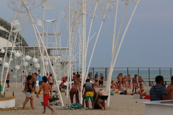 Казантип 2015 - пляж Бифуза в Поповке