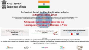 электронная виза в индию образец заполнения анкеты 2019 2020ка начать заполнять анкету