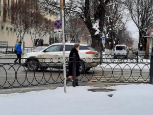 Закрытый пешеходный переход в Подольске