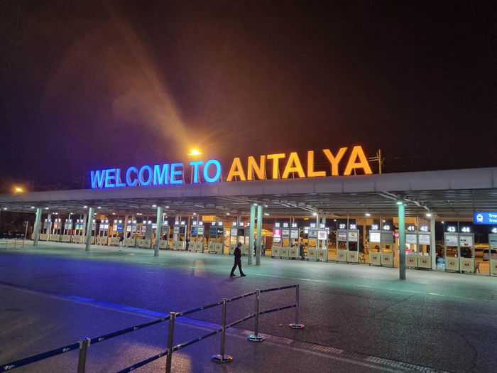 Welcome to Antalya аэропорт Анталии